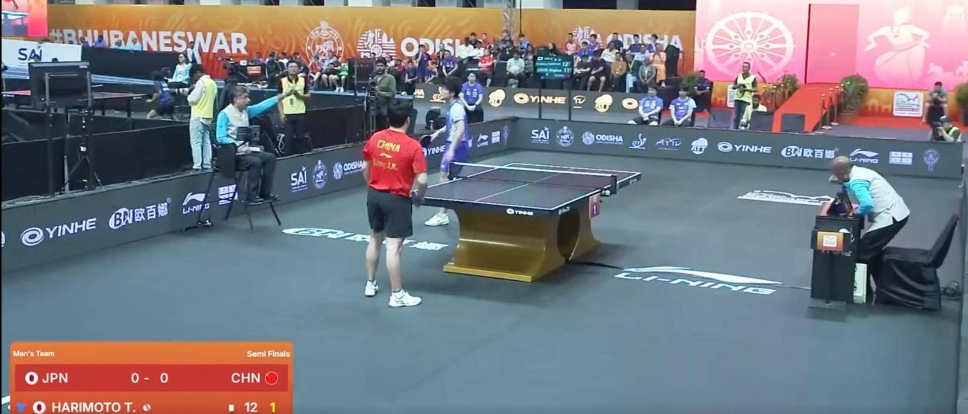 法国队完胜日本队，王皓点燃赛场